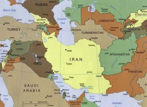 189 Iran & Neighbors Map