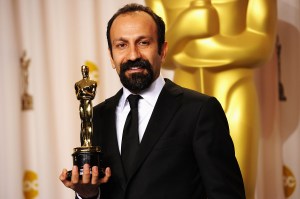 Asghar Farhadi receives the Oscar for "A Separation"
