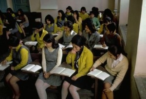 School girls in Iran, 1960s