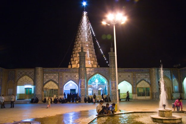 Susa, Iran - Tomb of Daniel at night