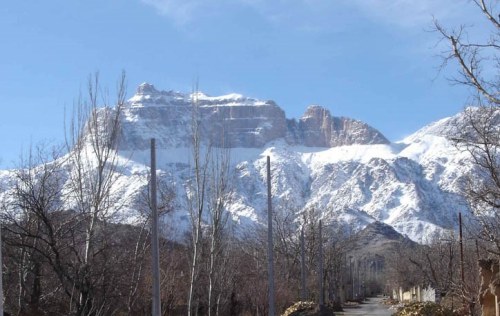 Yazd, Iran, Terzejan Glacier