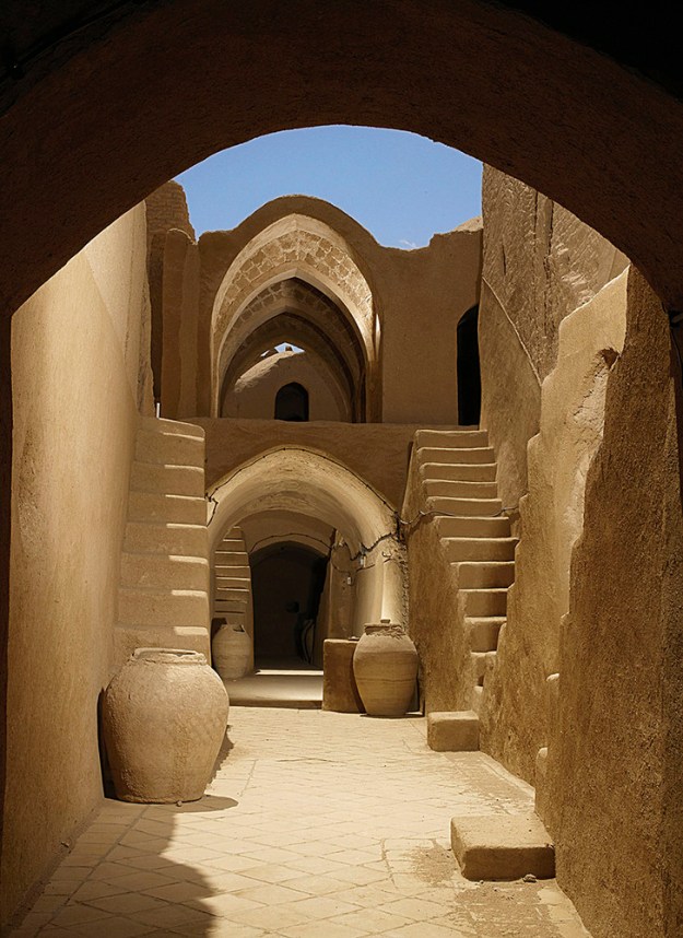 Yazd, Iran - Saryazd citadel - inside