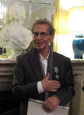 Kambiz Derambakhsh at the French Embassy in Tehran on Sunday, 26th of October 2014