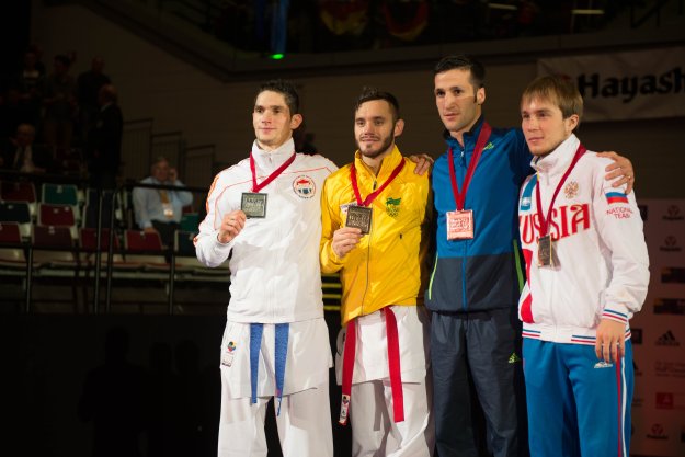 2014 Karate World Championship - Men Kumite -60 Kg 3bronze MAHDI_ZADEH AMIR