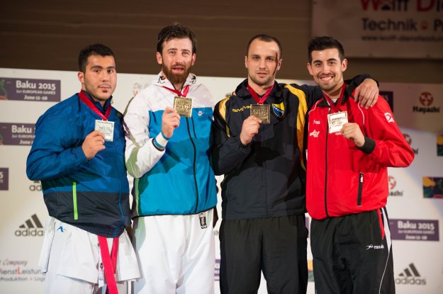 2014 Karate World Championship - Male Kumite +84 Kg 2sivler GANJZADEH SAJAD