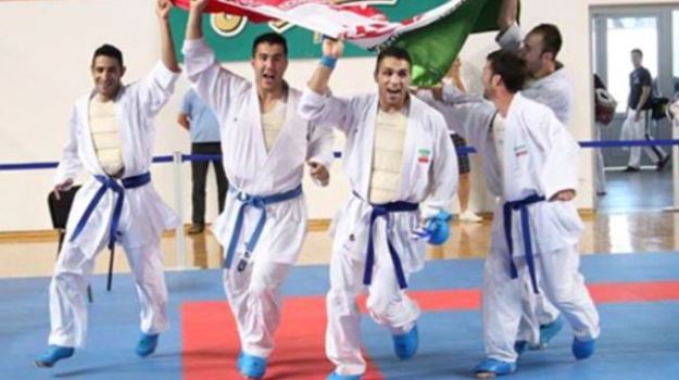 2014 Karate World Championship - Men Kumite Team - Gold Medal - Iran 01