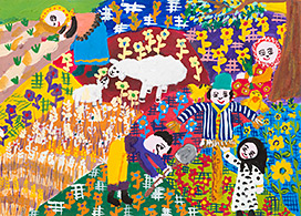 15th International Environmental Children's Drawing Contest - First Prize - International Section - by 10-year-old Fatemeh Mahallati  from Iran