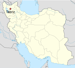 Iran, Tabriz Map