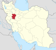 Hamedan Province, Iran - Map