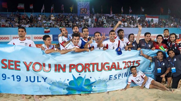 Iran's Beach Football Team - Qualified to Portugal 2015