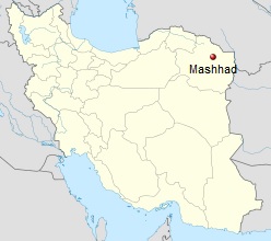Razavi Khorasan, Iran - Mashhad - Map